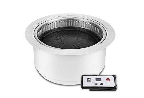 圓形下排煙烤爐GP（垂直吸風(fēng)口）